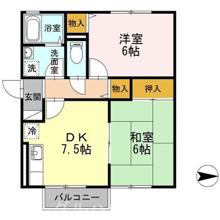 アネックスMの物件間取画像